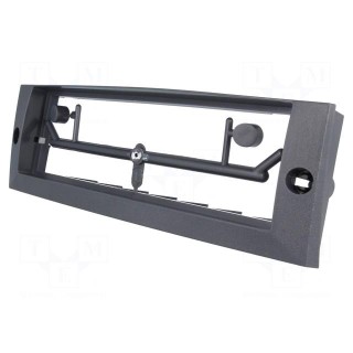 Radio mounting frame | Mitsubishi | 1 DIN | black