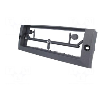 Radio mounting frame | Mitsubishi | 1 DIN | black