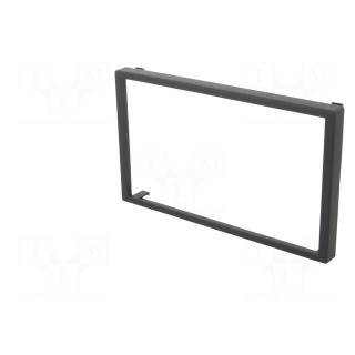 Radio frame | Mitsubishi | 2 DIN | black