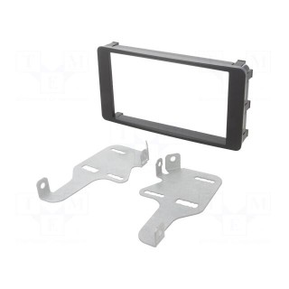 Radio frame | Mitsubishi | 2 DIN | black