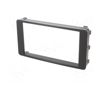 Radio frame | Mitsubishi | 2 DIN | black