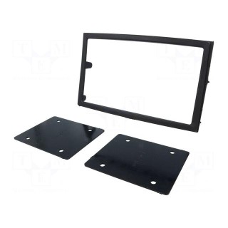 Radio frame | Nissan | 2 DIN | black