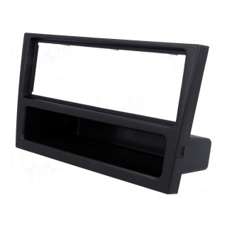 Radio mounting frame | Opel | 1 DIN | black