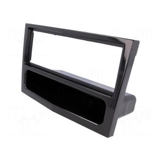 Radio mounting frame | Opel | 1 DIN | black gloss