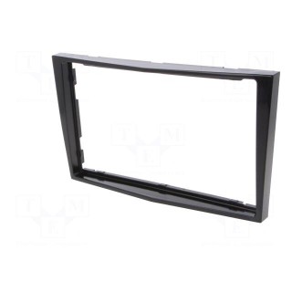 Radio frame | Opel | 2 DIN | black gloss
