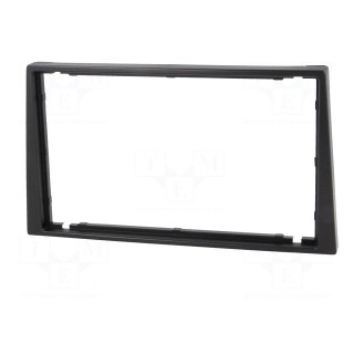 Radio mounting frame | Opel,Renault,Suzuki | 2 DIN | black