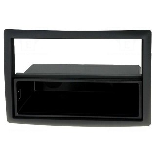 Radio mounting frame | Renault | 2 DIN | black