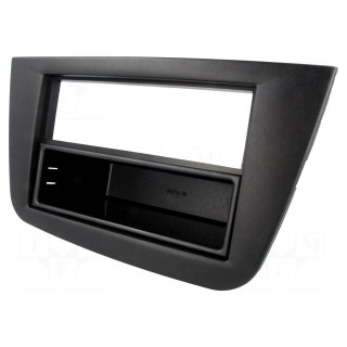 Radio mounting frame | Seat | 2 ISO | black