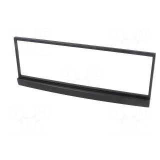 Radio mounting frame | Škoda | 1 DIN | black
