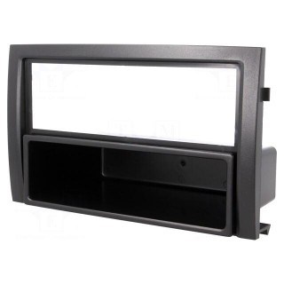Radio mounting frame | Škoda | 2 ISO | black