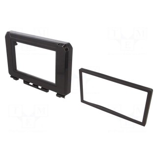 Radio frame | Suzuki | 2 DIN | black gloss