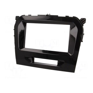 Radio mounting frame | Suzuki | 2 DIN | black gloss