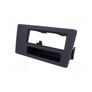 Radio mounting frame | Volvo | 1 DIN | black