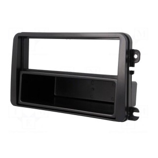 Radio mounting frame | VW | 2 ISO | black