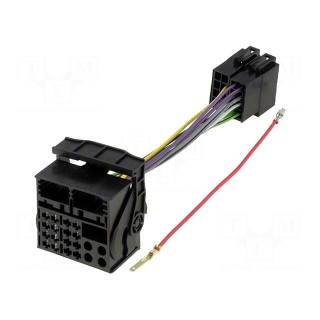 Connector | radio,ISO | Mercedes | PIN: 16