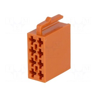 Connector housing | plug | ISO | PIN: 8 | Works with: 341432