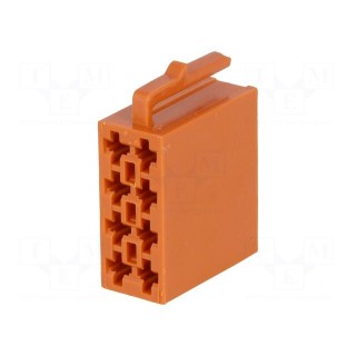 Connector housing | plug | ISO | PIN: 8 | 341432