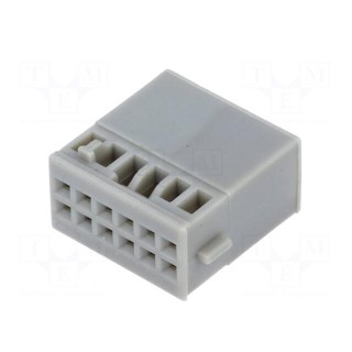 Connector housing | plug | Quadlock | PIN: 12 | VW 2011-> | white