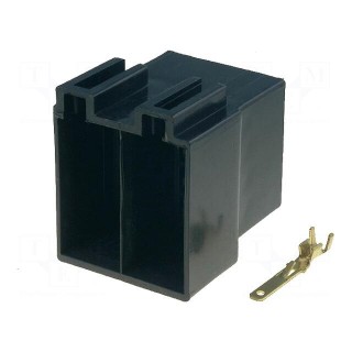 Kit | socket | ISO | PIN: 16 | 16 pins,housing for iso socket