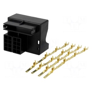 Kit | socket | Quadlock | PIN: 16 | with terminal | Works with: 80320