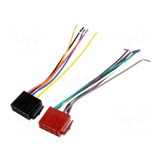 ISO plug,wires | PIN: 13(5+8)