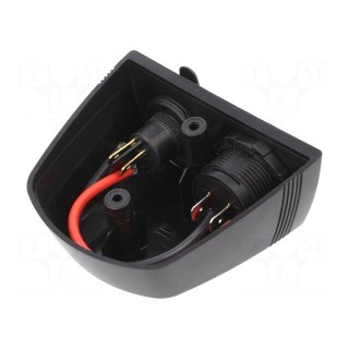 Ammeter | car lighter socket x1 | Sup.volt: 7÷33VDC | black | red