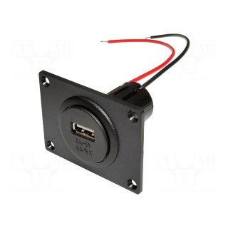 Automotive power supply | USB A socket | 3A | Sup.volt: 12÷24VDC