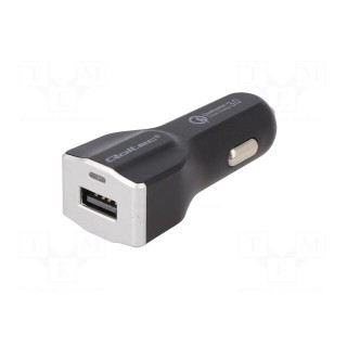 USB power supply | USB A socket | Sup.volt: 12÷24VDC | 5V/3A