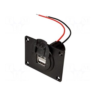 Automotive power supply | USB A socket x2 | 5A | Sup.volt: 12÷24VDC