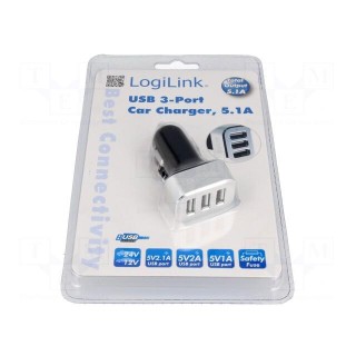 USB power supply | USB A socket x3 | Sup.volt: 12÷24VDC