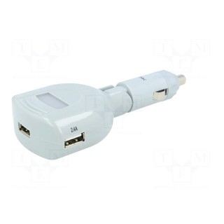 Automotive power supply | USB A socket x3 | Sup.volt: 12÷24VDC