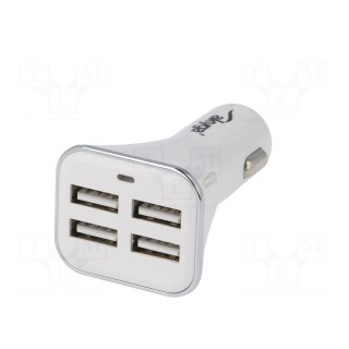 Automotive power supply | USB A socket x4 | Sup.volt: 12÷24VDC