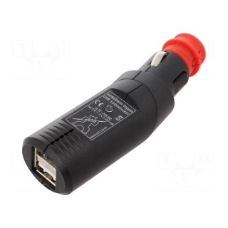 Automotive/main power supply | USB A socket x2 | 5A | 5V/2x2,5A