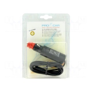 Automotive/main power supply | USB micro plug | 2A | 5V/2.1A | black