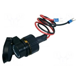 Car lighter socket | car lighter socket x1 | 10A | Sup.volt: 12VDC