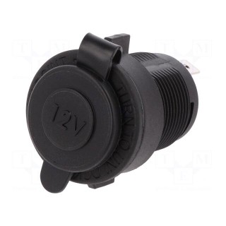 Car lighter socket adapter | car lighter socket x1 | black