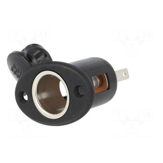 Car lighter socket housing | car lighter socket x1 | black