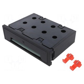 Inductance charger | black | 5W | Mounting: push-in | W: 188mm | H: 58mm