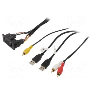 USB/AUX adapter | USB A socket x2,Jack 3.5mm socket