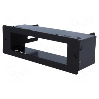 Mounting half frame for CB radio | with center hole | 141x37mm