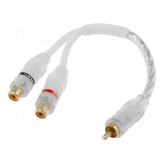 Cable | RCA socket x2,RCA plug