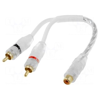 Cable | RCA socket,RCA plug x2