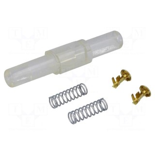 Fuse holder | cylindrical fuses | 5x20mm,6.3x32mm | transparent