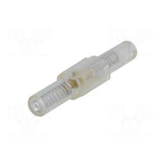 Fuse holder | cylindrical fuses | 5x20mm,6.3x32mm | transparent