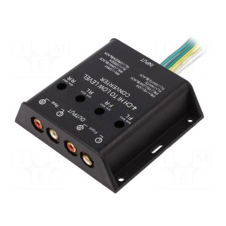 Hi-Level converter | gold-plated | 40W | Input: wires