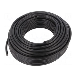 Mains cable | black | 30m | Application: car installations | 5mm | 8AWG