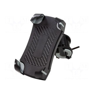 Bike holder | black | on bike handlebars | 60÷90mm