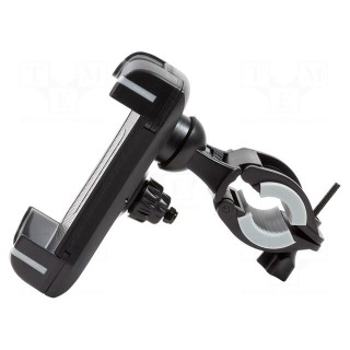 Bike holder | black | on bike handlebars | Size: 60-90mm