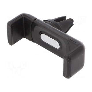 Car holder | black | air vent | Size: 50-85mm