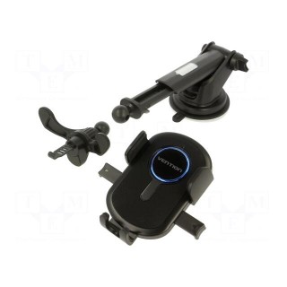 Car holder | black | air vent,for dashboard,for windscreen